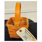 Vintage Longaberger Handwoven Basket (1993) - A Ti