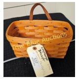 Vintage Longaberger Wall Mount Basket (1990) - Uni