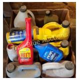 Assorted Automotive Fluids and Cleaners - Essentia