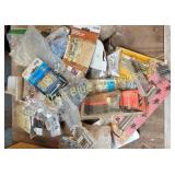 Assorted Hardware Lot: Vintage Fasteners, Hinges,