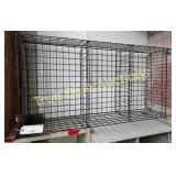 Versatile 4-Shelf Wire Grid Shelf - Ideal for Stor