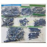 Bulk Lot of Blue Screws - Perfect for DIY Projects