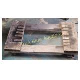 Handcrafted Wooden Furniture Dolly with Locking Wh