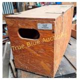 Vintage Wooden Storage Box - Rustic Charm for Coll