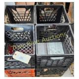 Vintage Milk Crates - Lot of 8 for Storage and Dec