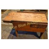 Vintage Wooden Tool Box with Unique Design - Perfe