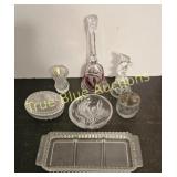 Collection of Vintage Crystal Decorative Items and