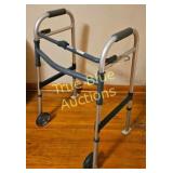 Adjustable Aluminum Walker with Wheels - Ideal Mob