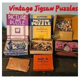 Collection of Vintage Jigsaw Puzzles - Nostalgic F