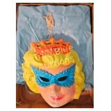 Vintage Carnival Queen Mask - A Unique Collectible