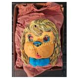 Vintage Hand-Painted Dog Mask - A Charming Collect