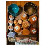 Charming Assortment of Flower Pots and Garden Deco