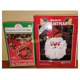Christmas Craft Kits: Pine Cone Pomander and Santa
