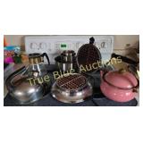 Vintage Kitchenware Collection: Elegant Teapots an
