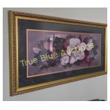 Elegant Floral and Fruit Still Life Artwork in Orn