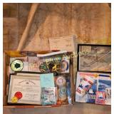 Vintage Aviation Memorabilia Collection: Maps, Cer
