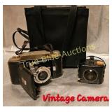 Rare Vintage Camera Collection with Carrying Case