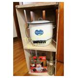 Vintage Whitestone Enameled Ware and Soda Bottles