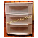 Plastic Storage Drawer Unit
