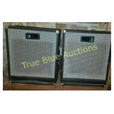 Vintage Dual Speaker Cabinets - Perfect for Audio