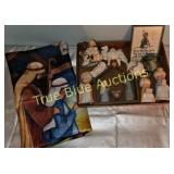 Charming Nativity Scene Collection with Decorative