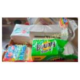 Bulk Bounty Napkins and Disposable Tableware Set f