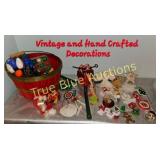 Charming Vintage and Handcrafted Holiday Decoratio