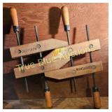 Craftsman Wood Clamp with Metal Screws and Wooden