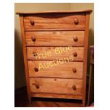 Vintage Wooden Chest of Drawers with Four Storage