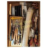 Assorted Kitchen Tools and Utensils in Box