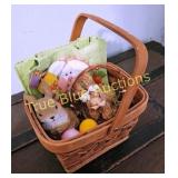 Charming Vintage Easter Basket with Adorable Decor