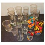 Assorted Collection of Vintage Glassware Including