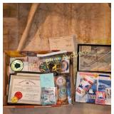 Vintage Aviation Memorabilia Collection: Maps, Cer