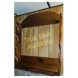 Rustic Wooden Wall Shelf - Vintage Home Decor