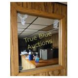 Rustic Bar Reflection: Vintage Decor and Functiona