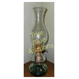 Vintage Glass Oil Lamp - A Timeless Piece of Histo