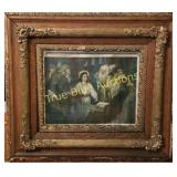 Exquisite Framed Religious Artwork: A Masterpiece