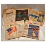 Vintage 1976 American Bicentennial Newspaper Colle