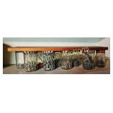 Vintage Jar Storage with Hardware