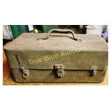 Vintage Tool Box with Assorted Tools