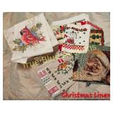 Festive Christmas Linens Collection - Vintage Holi