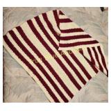 Handcrafted Vintage Striped Throw Blanket - Cozy C