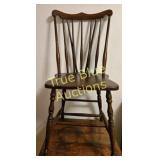 Vintage Spindle Back Chair - Timeless Craftsmanshi
