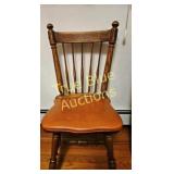 Vintage Oak Spindle Back Chair - Timeless Elegance
