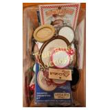 Vintage Crafting Supplies Lot: Counted Cross-Stitc