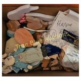 Charming Easter Craft Box: Vintage Wooden Cutouts
