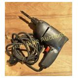 Vintage Electric Drill with Accessories