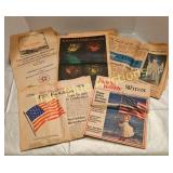 Vintage 1976 American Bicentennial Newspaper Colle