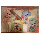 Charming Vintage Poodle Mail Order Art Set with Or