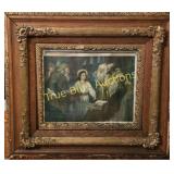 Exquisite Framed Religious Artwork: A Masterpiece